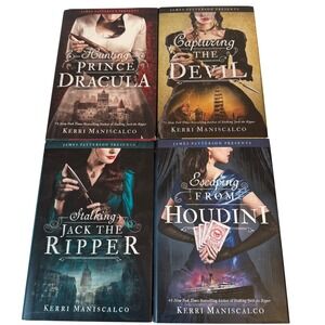 Stalking Jack the Ripper Series Kerri Maniscalco Hardcover 4 Book Set Complete